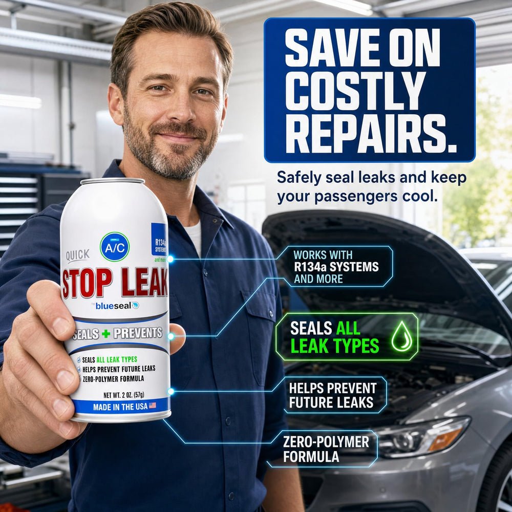 blueseal installation on service port demonstrating fast DIY connection benefit