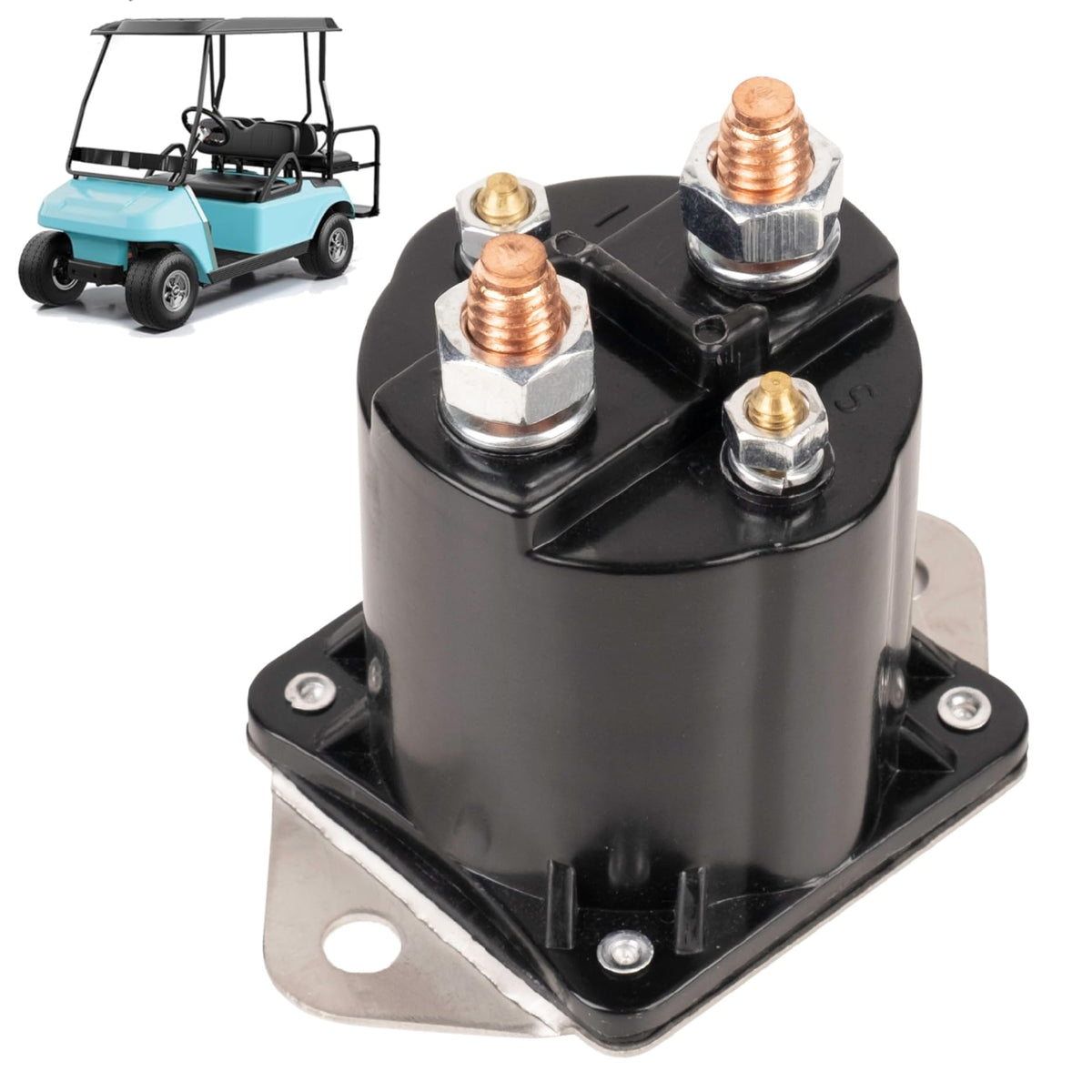 BlueStars front view of solenoid showing robust form and easy swap benefit