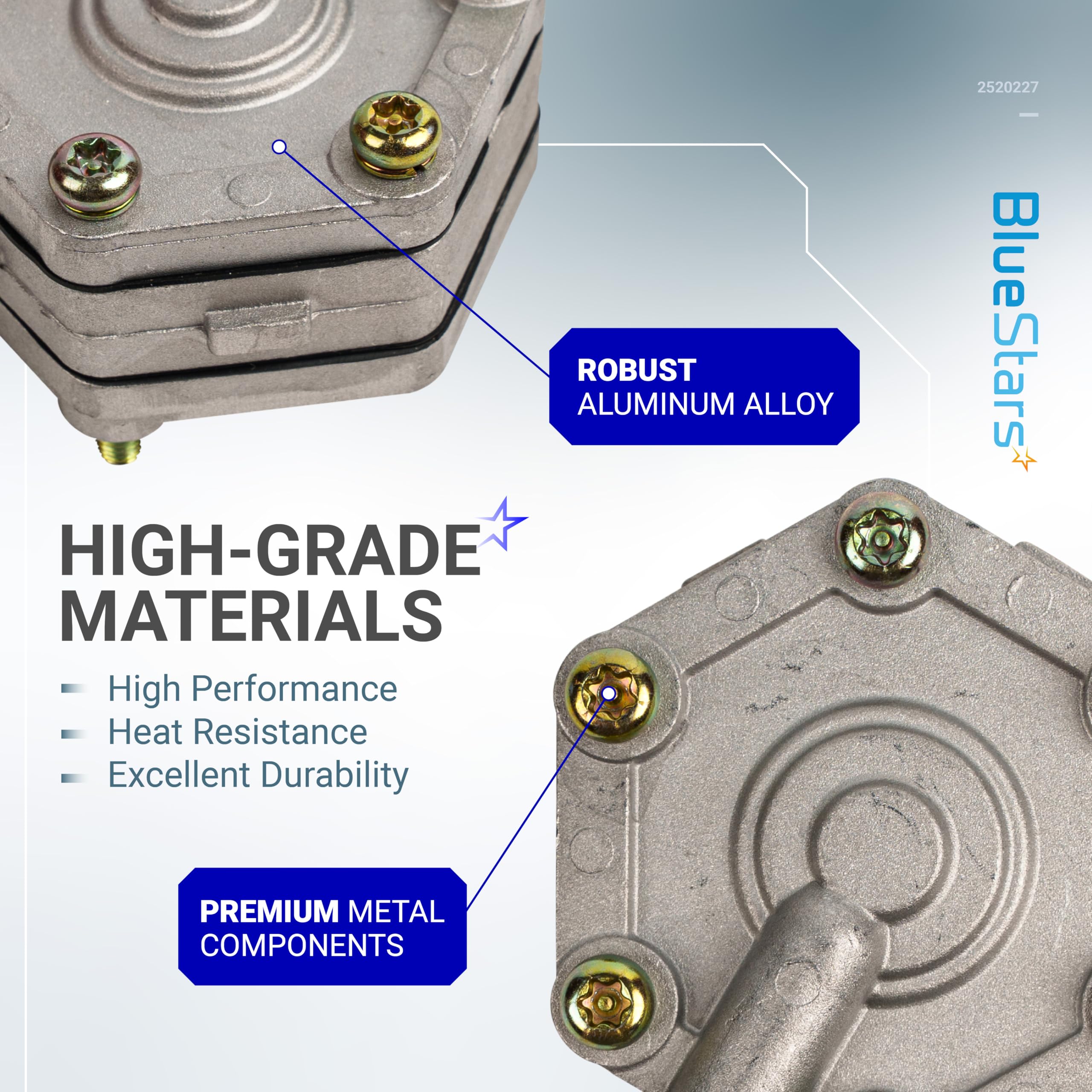 BlueStars detailed shot of metal housing highlighting corrosion resistance