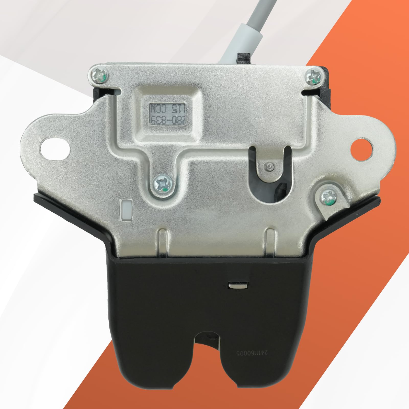 Blycorul actuator in Kia Optima trunk illustrating restored secure operation
