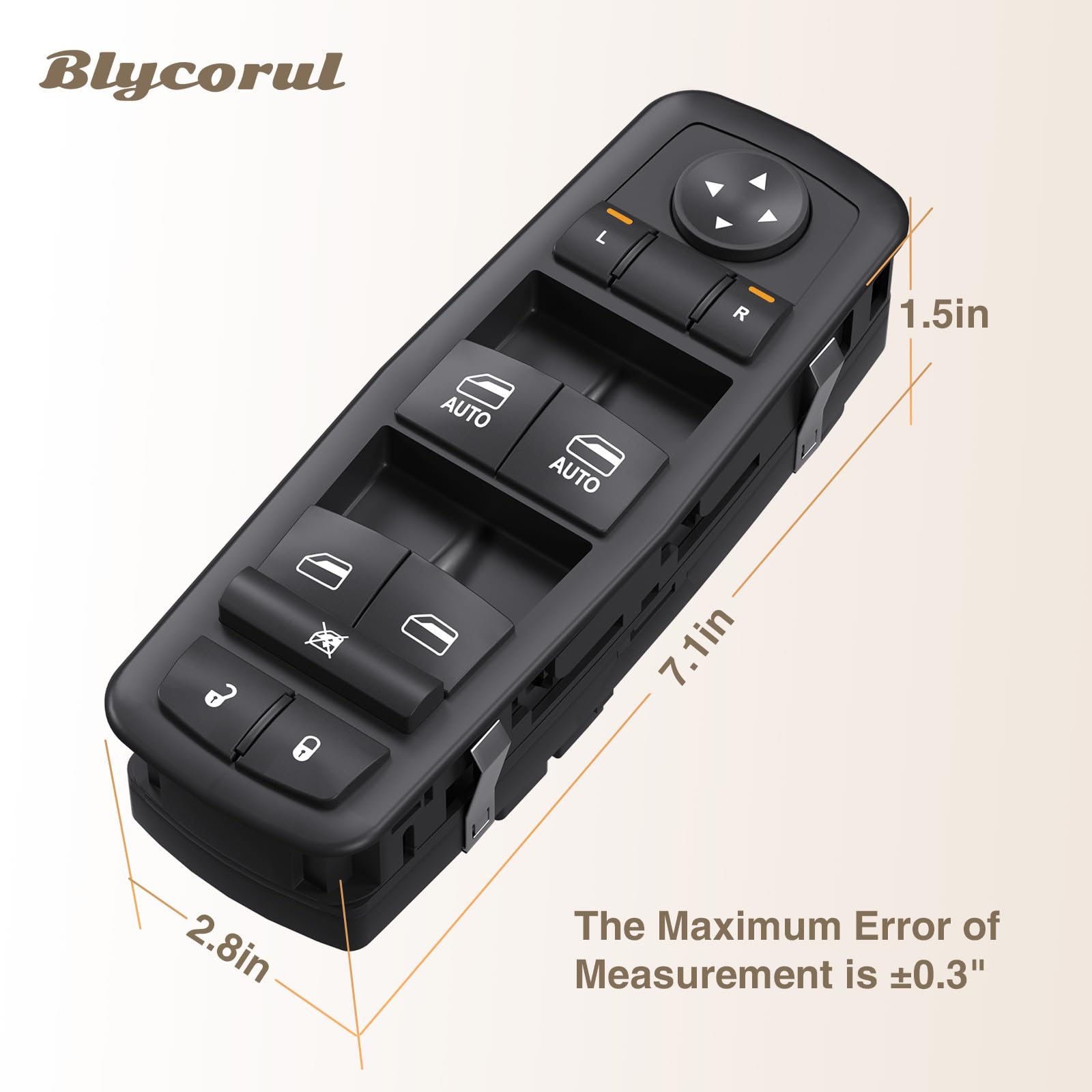 Blycorul switch in vehicle cabin illustrating restored control convenience