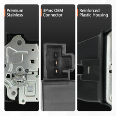 Blycorul wiring connector detail highlighting plug-and-play fitment for easy installation