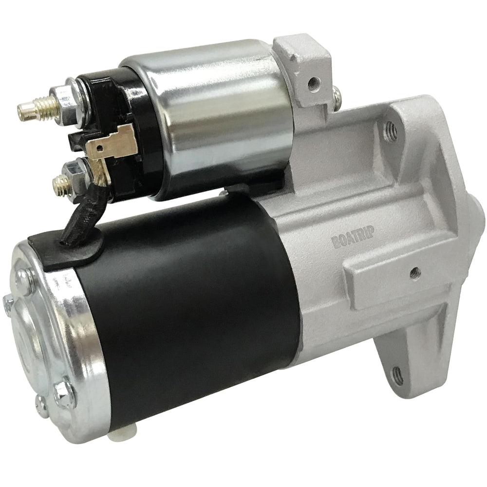 Boatrip starter pinion and gear teeth close-up for durable meshing