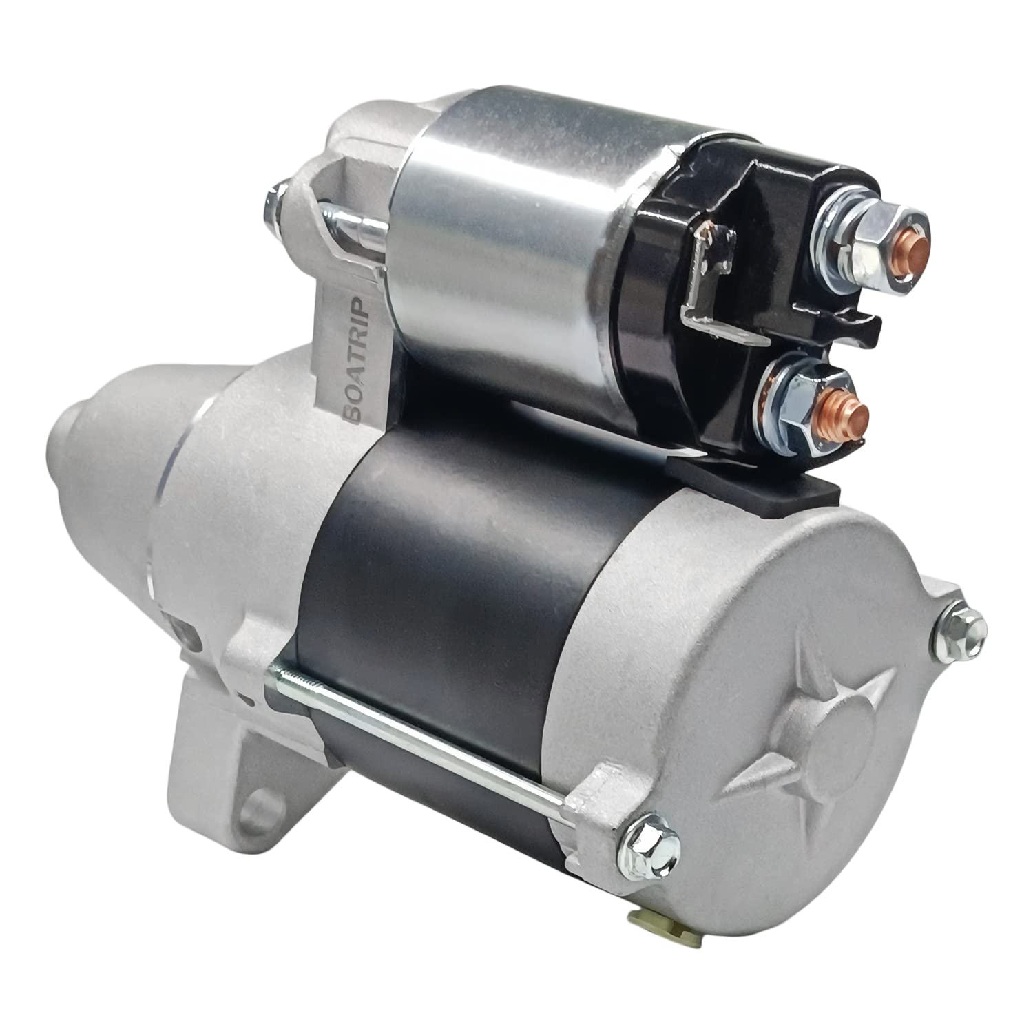 Boatrip starter side profile illustrating compact design for simple replacement
