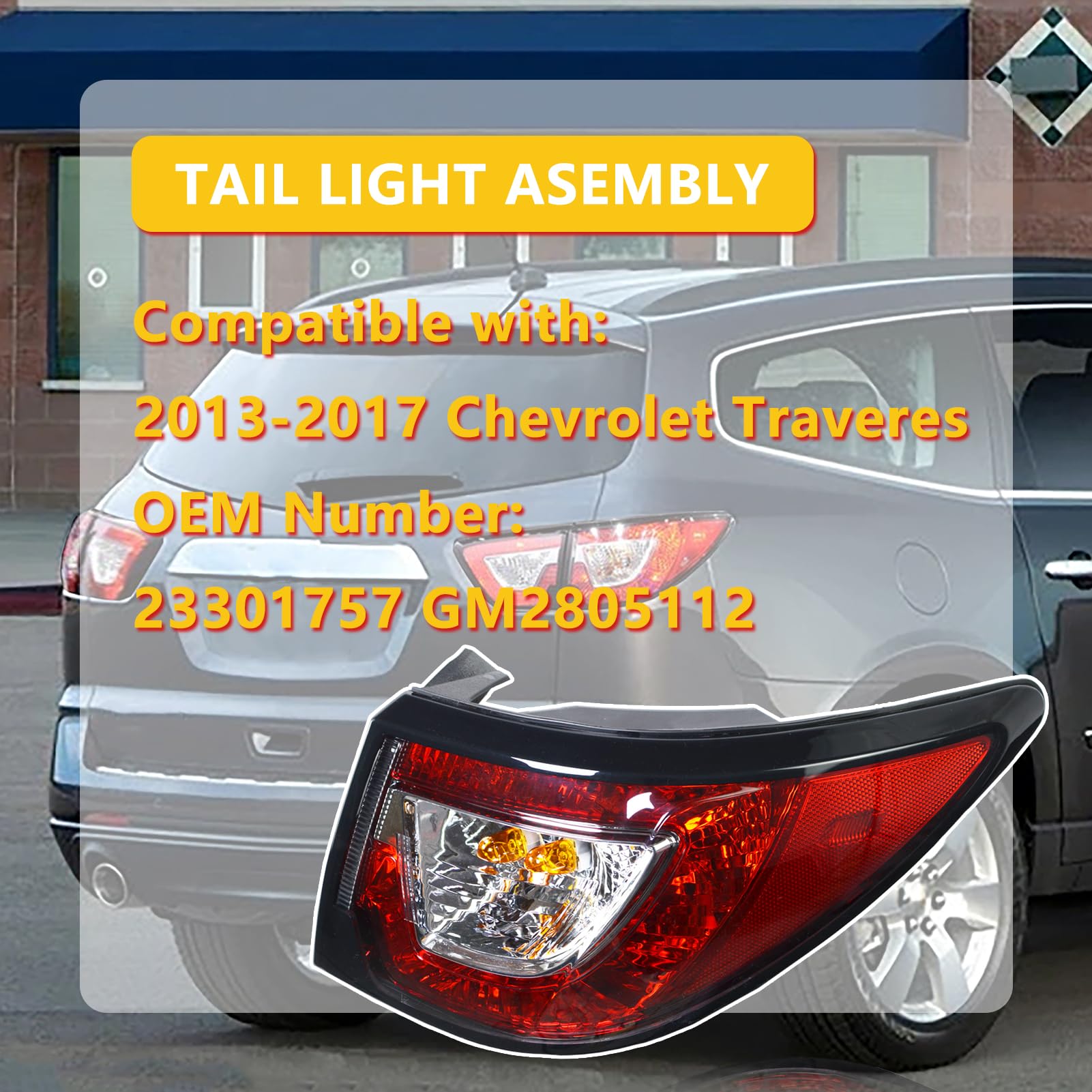 BOGYL right tail light bulbs and wiring harness included for quick install