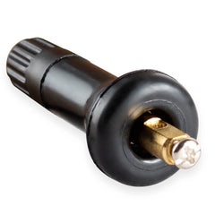 Boine rubber snap-in stem close-up showing construction and durable sealing benefit