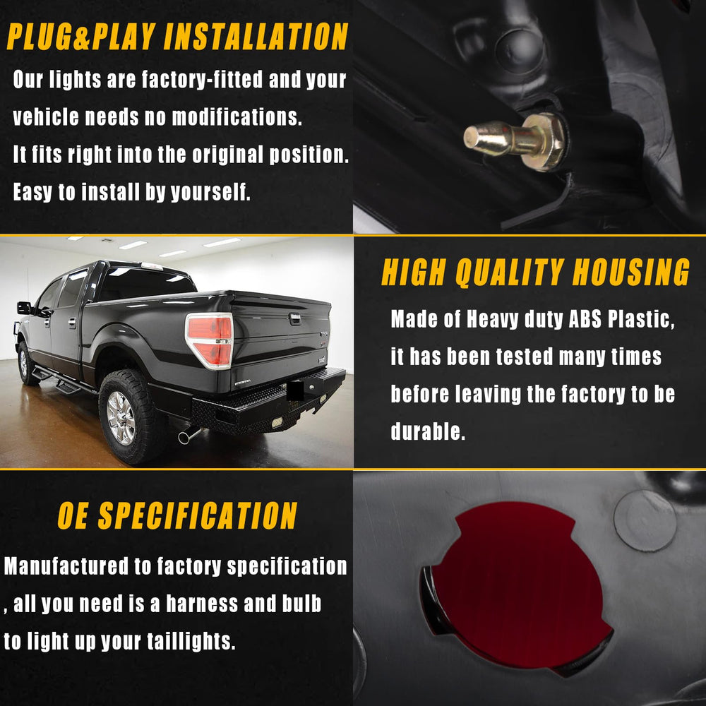 Boine tail light installed on Ford F-150 demonstrating restored rear appearance