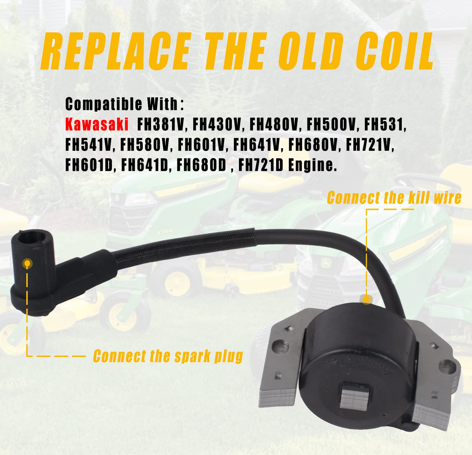 Boine ignition coil mounting detail with bracket and bolt holes ensuring correct OEM fit
