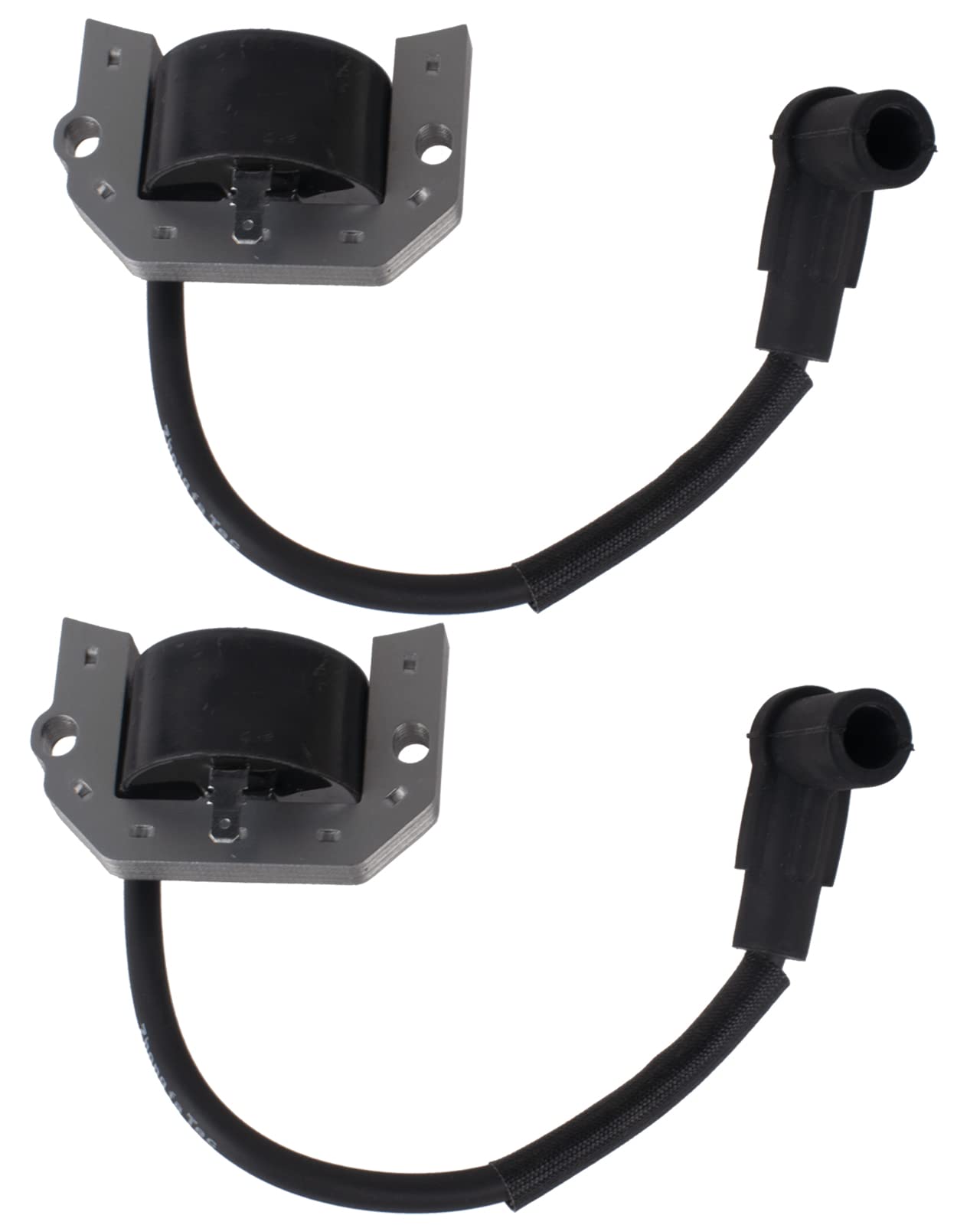 Boine ignition coil size comparison beside ruler showing compact dimensions for easy installation