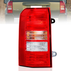 Boine left rear tail light front view showing fit and finish and improved visibility