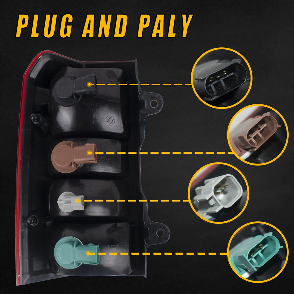Boine tail light bulb detail showing included bulb for immediate use