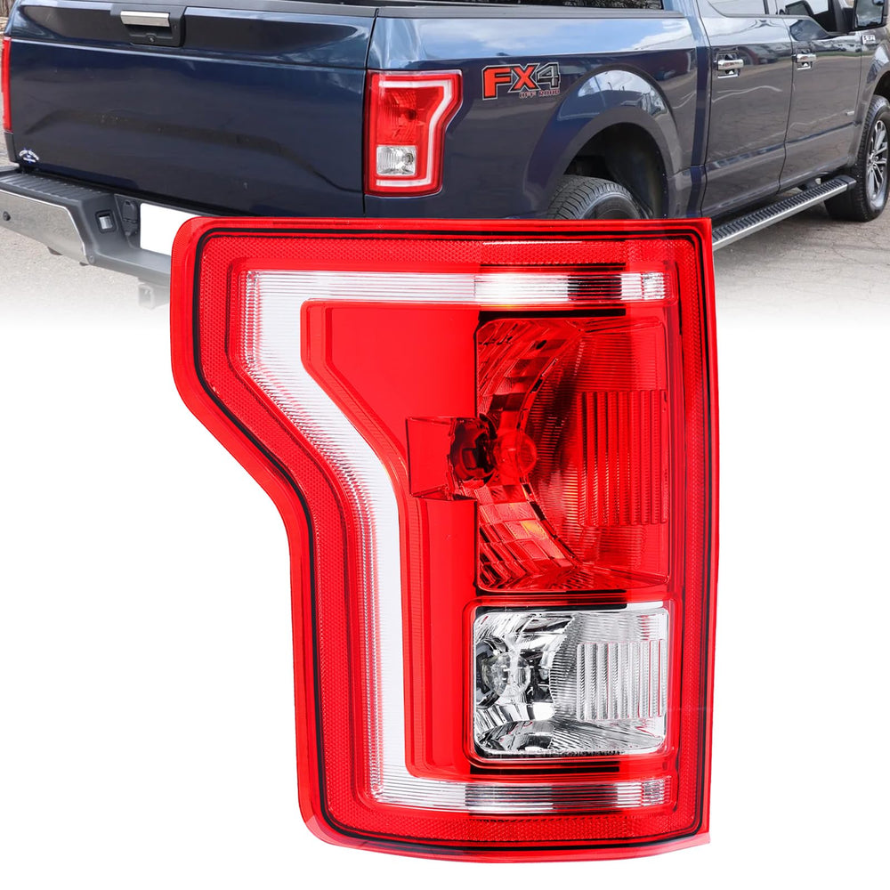 Boine left tail light front view showing clean fit and improved rear appearance