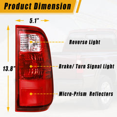Boine passenger side taillight front view illustrating matching appearance and brightness