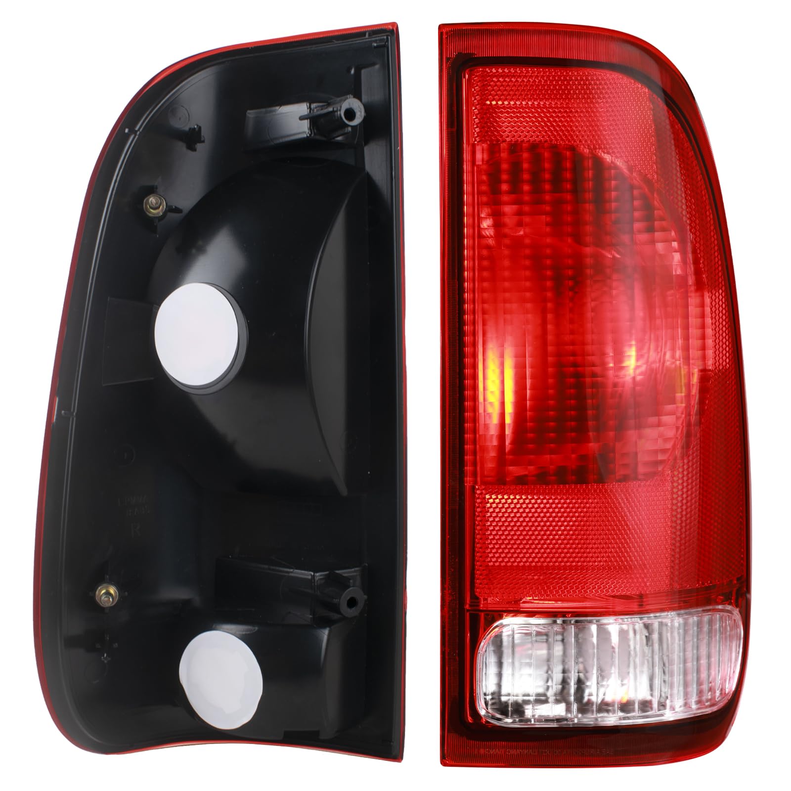 Boine tail light rear view showing wiring connector for easy plug-in