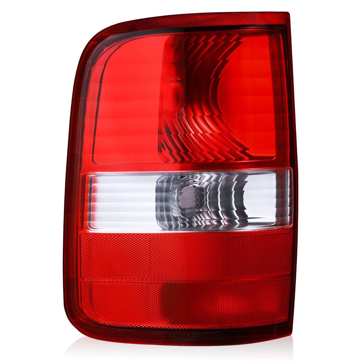 Boine tail light front assembly showing lens and fit for clear visibility