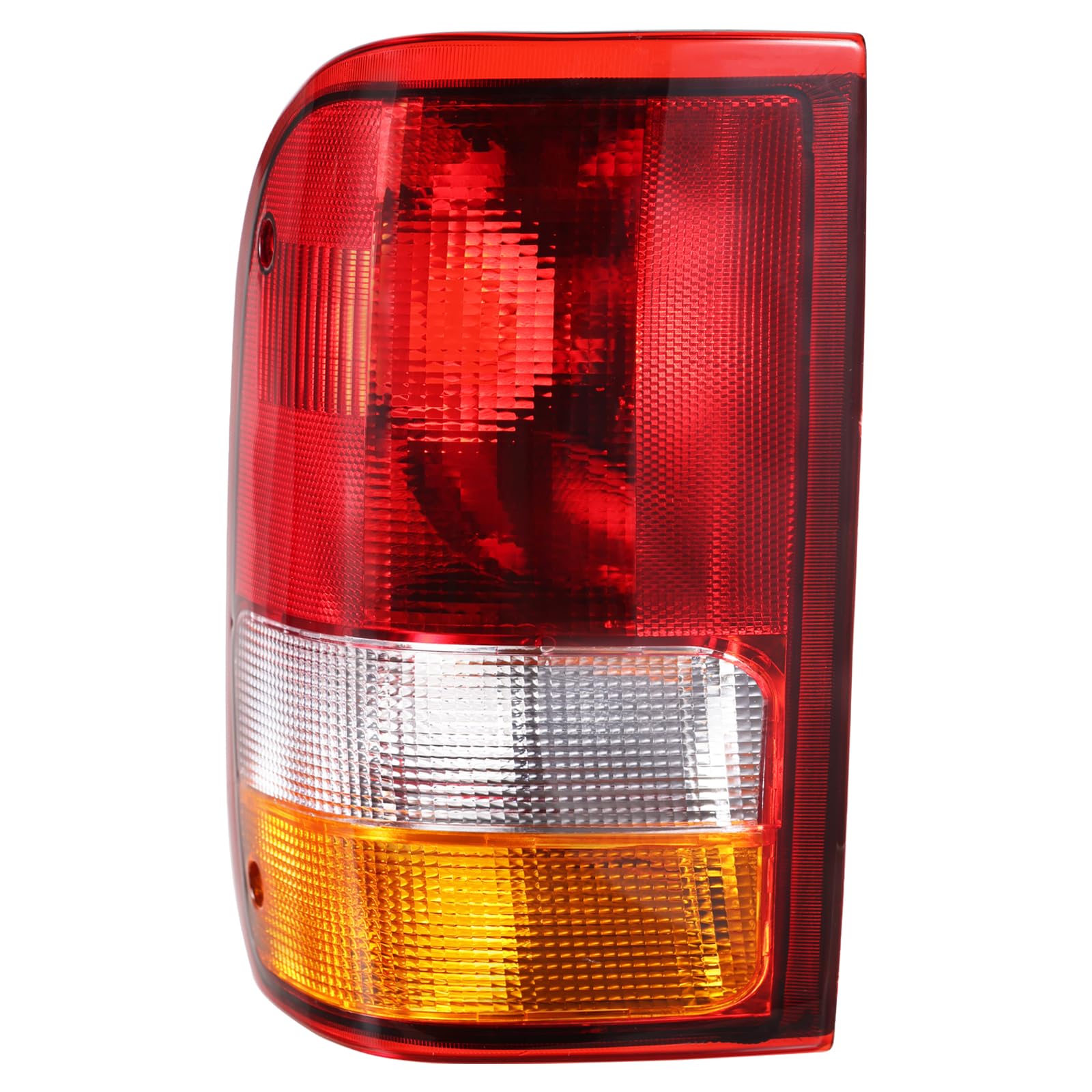 Boine front view of tail light showing lens and fit for clear rear visibility