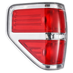 Boine left tail light housing front view showing clean chrome finish and OEM fit