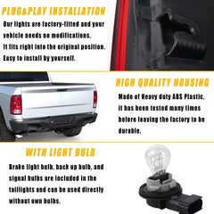 Boine tail light installed on Dodge Ram rear quarter showing exact fitment