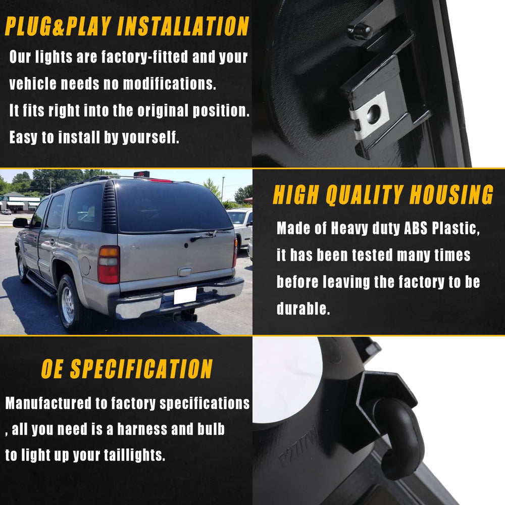Boine tail light installed on a Chevy Tahoe showing restored rear appearance and signaling