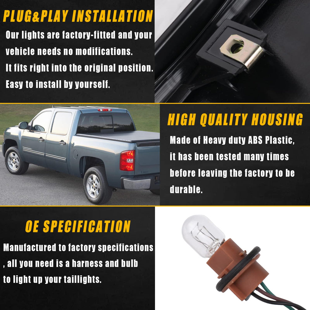 Boine taillight installed on Silverado rear, restores original appearance