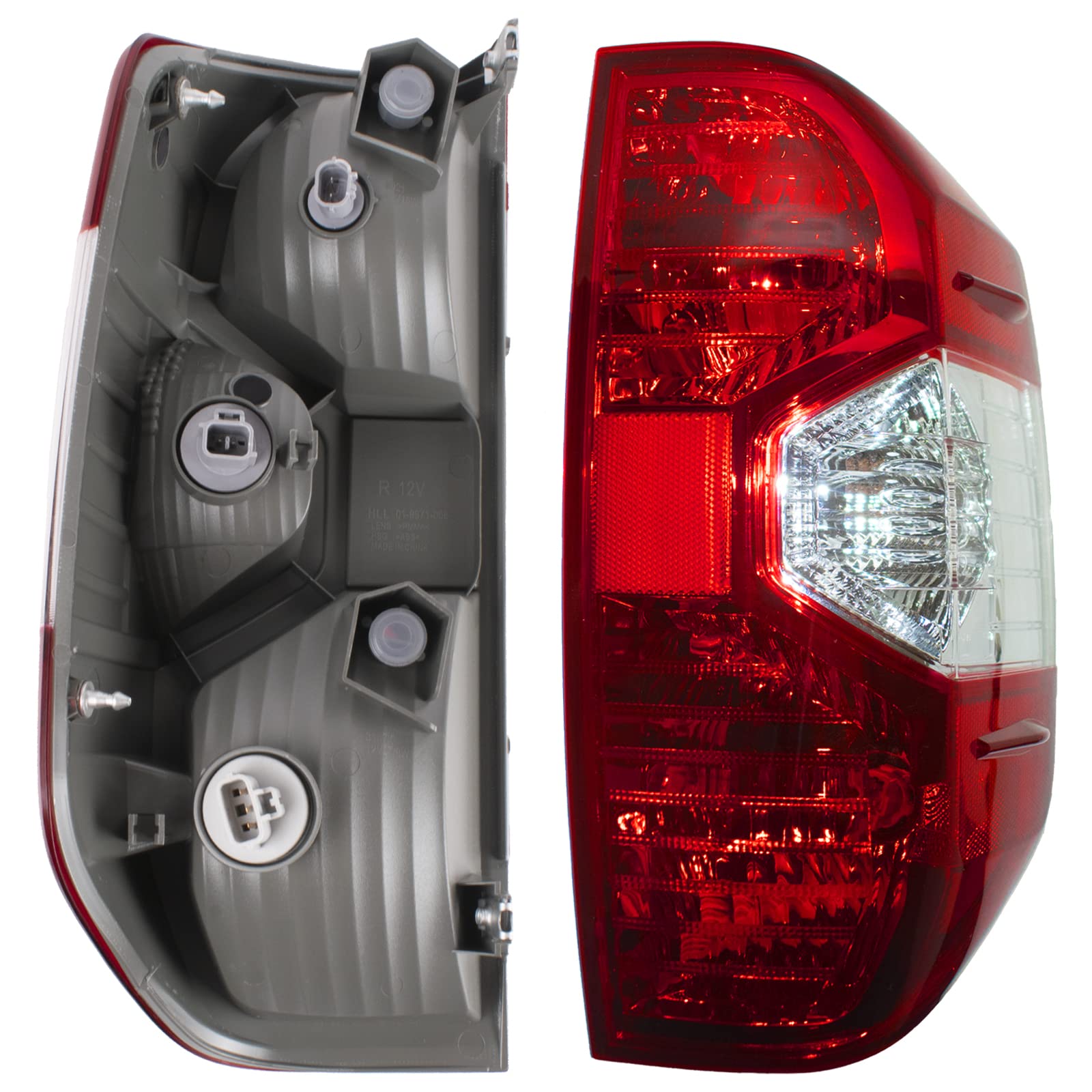 Boine tail light lens detail highlighting durable ABS construction