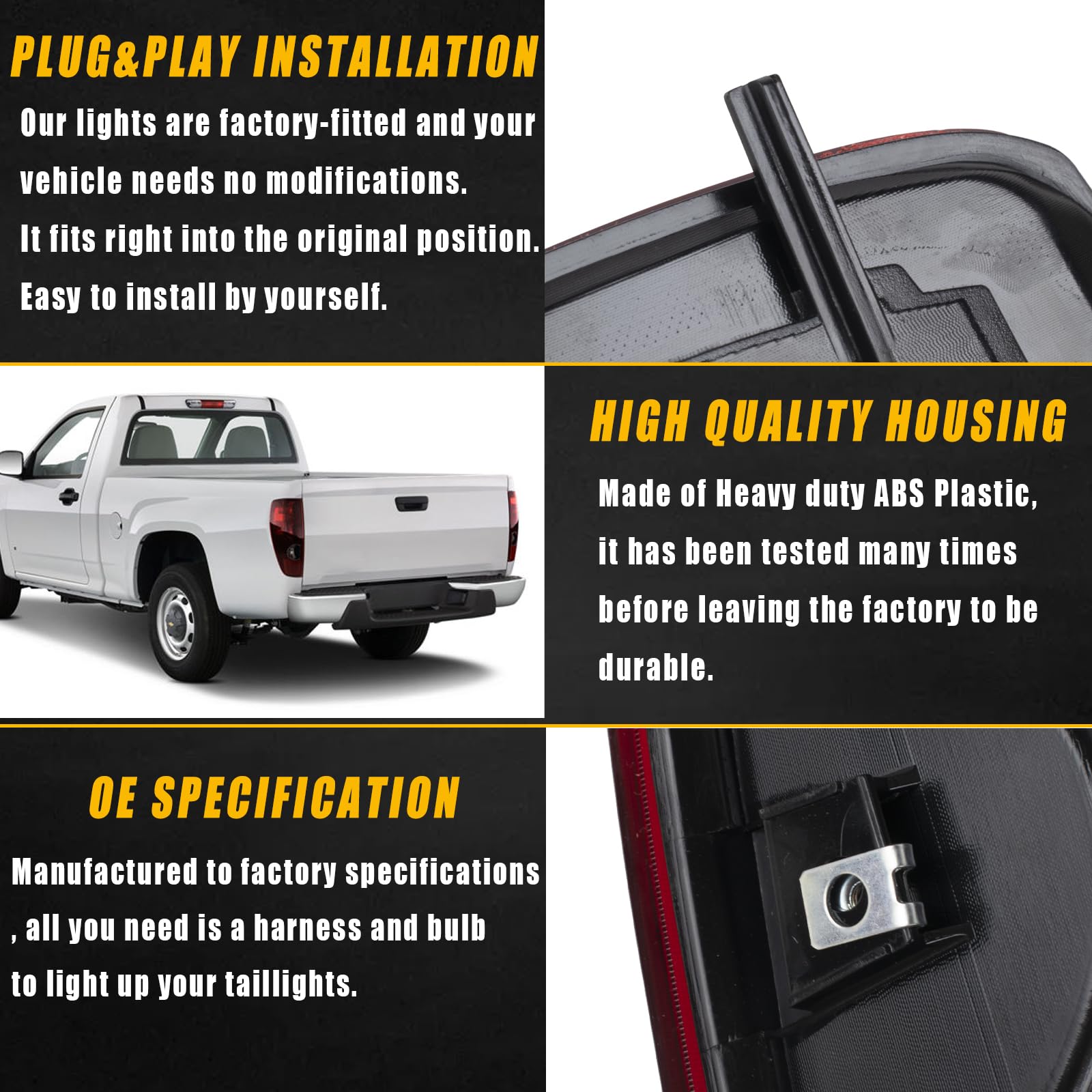 Boine tail light held in hand to show scale and straightforward DIY benefit