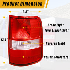 Boine tail light side profile close-up highlighting durable ABS construction