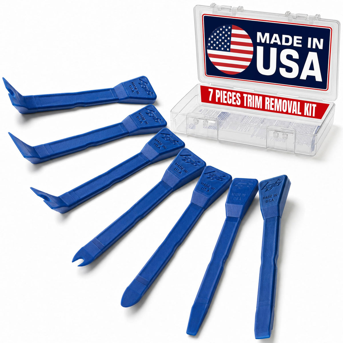 Bojo front packaging showing kit contents and neat storage — professional convenience