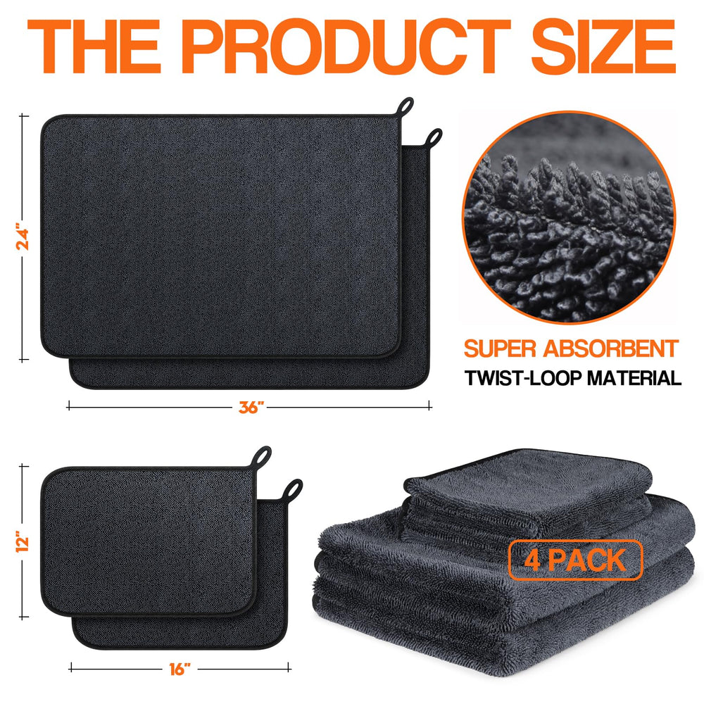 Bolant large 24x36 towel flat to cover big panels