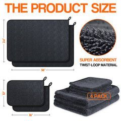 Bolant large 24x36 towel flat to cover big panels