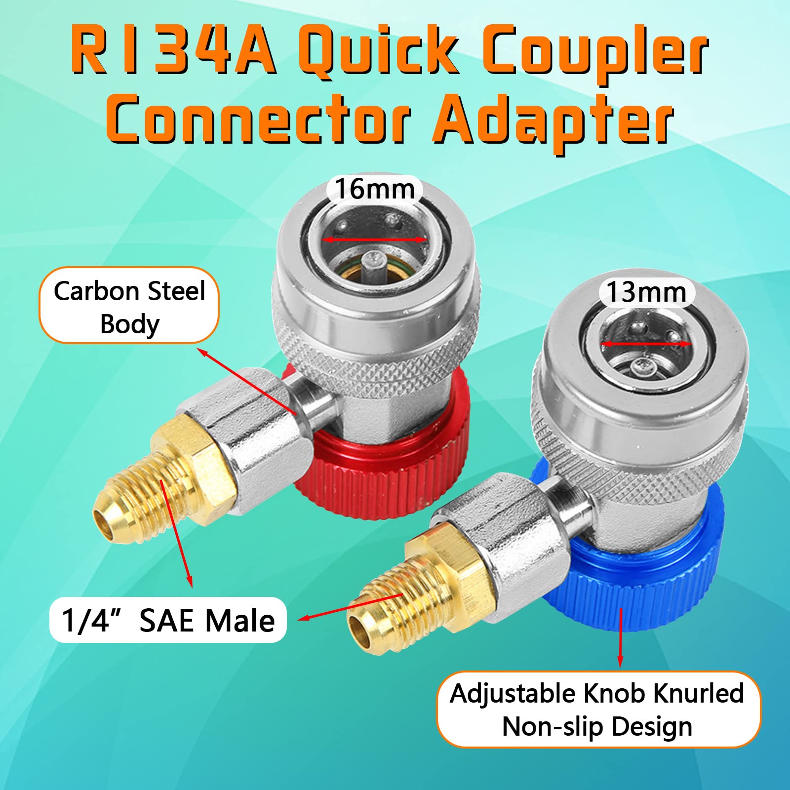 Boltigen assorted adapters arranged to show compatibility with common fittings