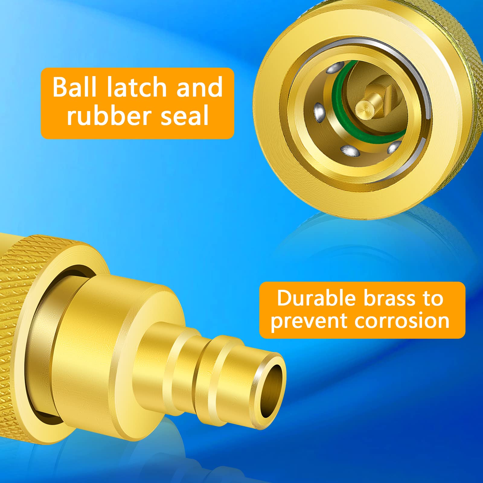 Boltigen close-up of brass body and knurled grip demonstrating durable build and easy handling