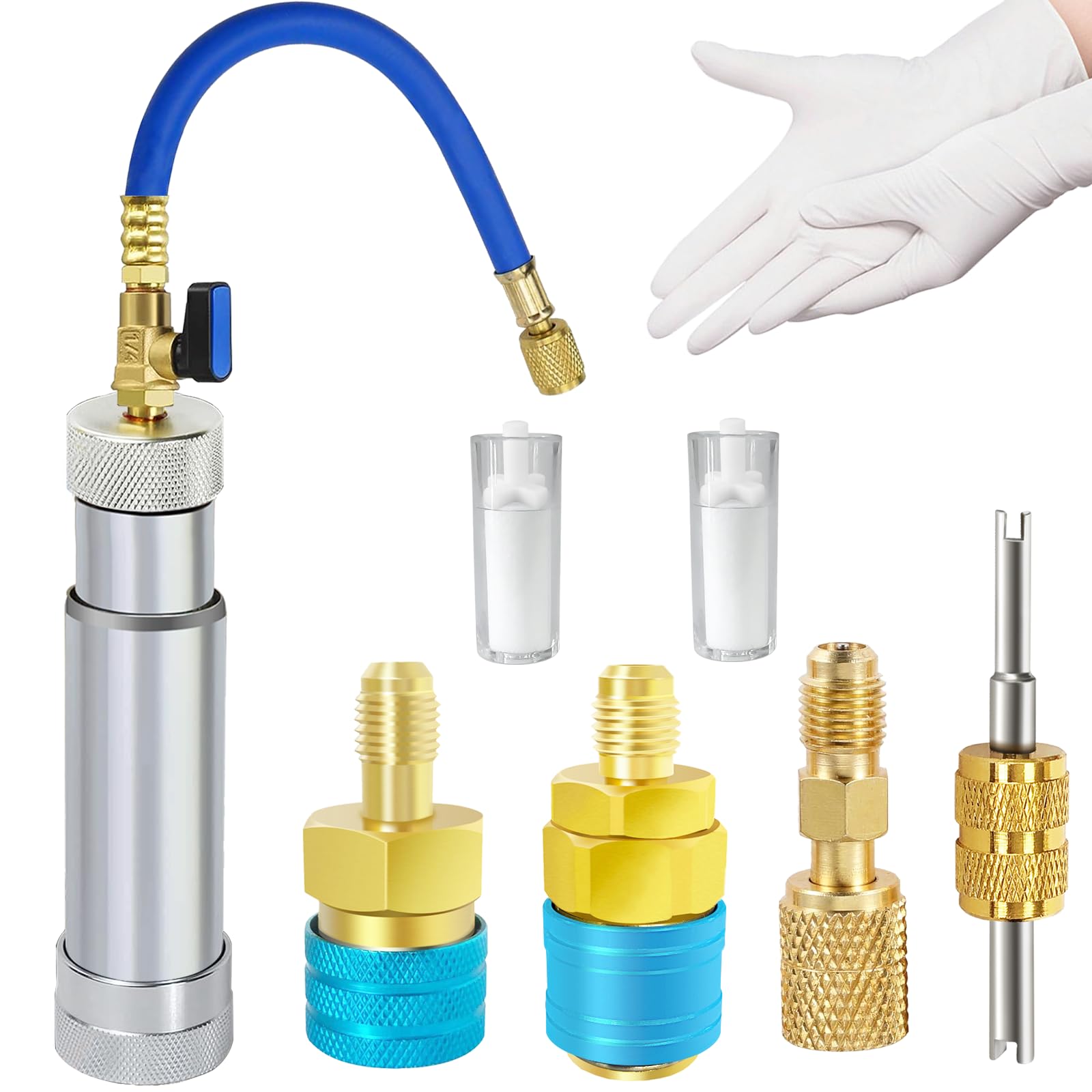 Boltigen injector front view showing compact design and easy handling