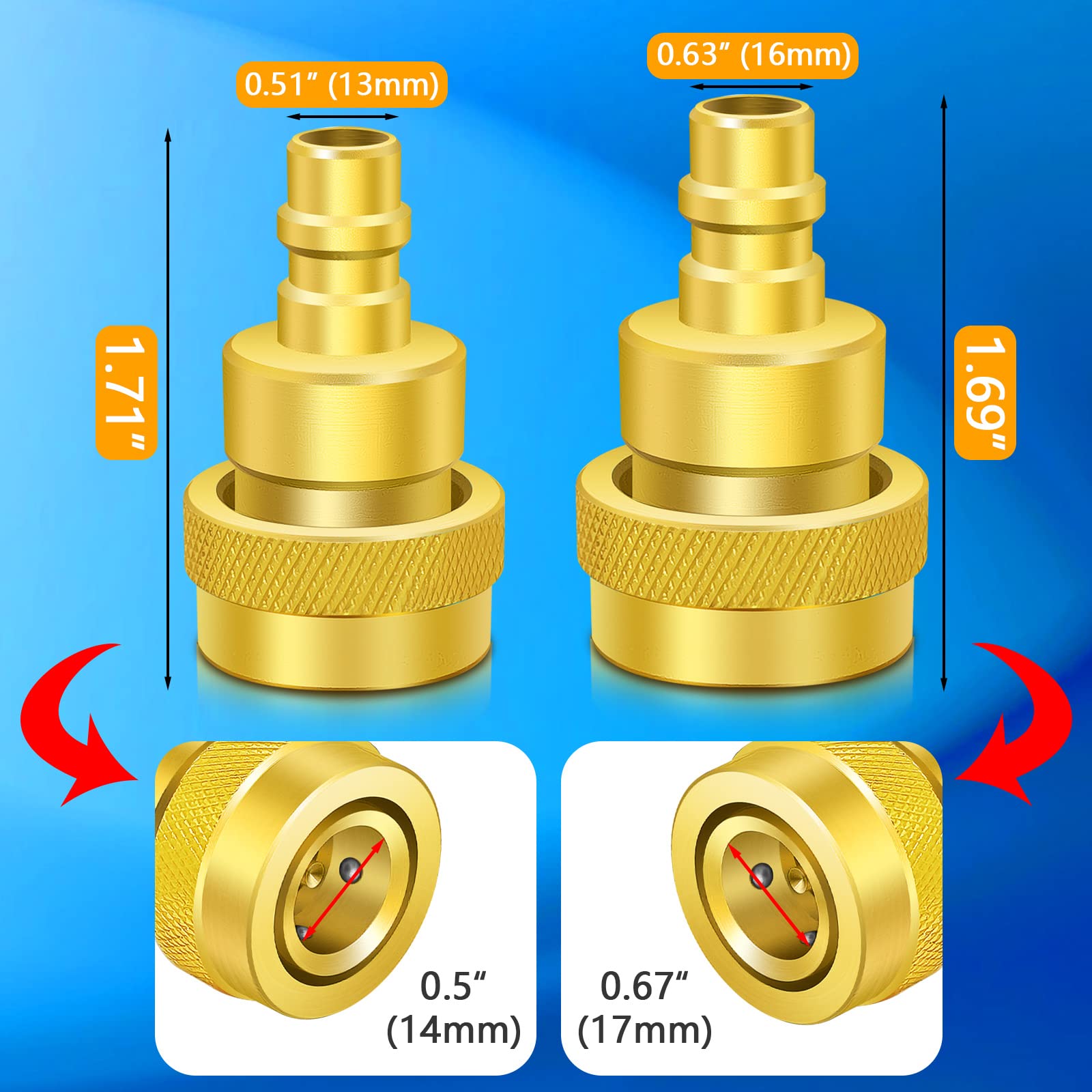 Boltigen adapters connected to a manifold gauge showing compatibility and streamlined workflow
