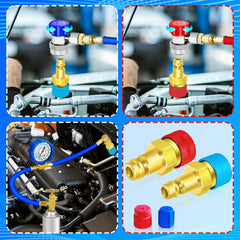 Boltigen adapters with green O-ring and lock balls for improved sealing
