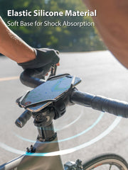 Bone Bike Tie 6 Pro silicone close-up showing shock-absorbing texture