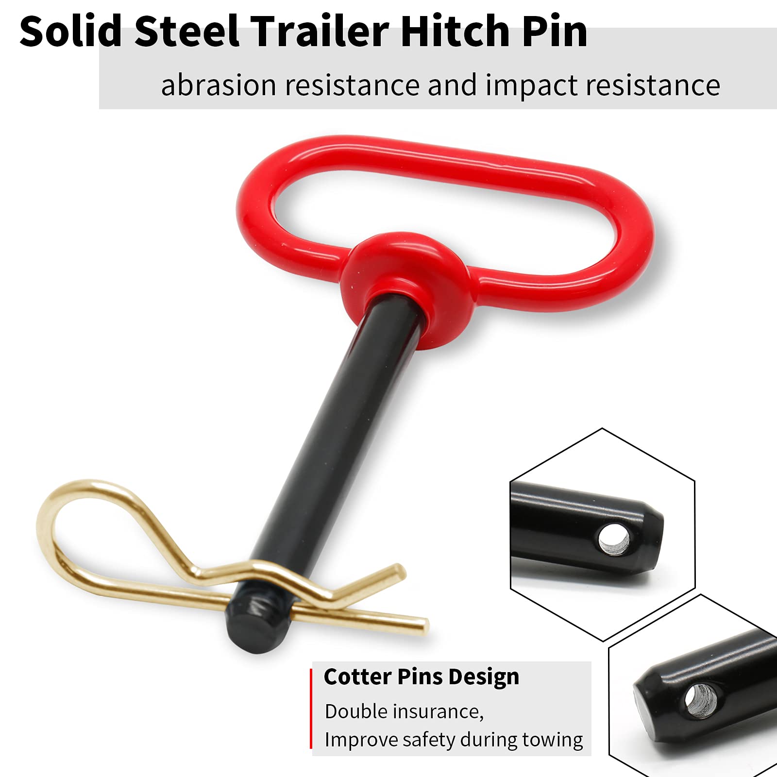 Bonsicoky clip engaged in pin hole showing secure locking benefit