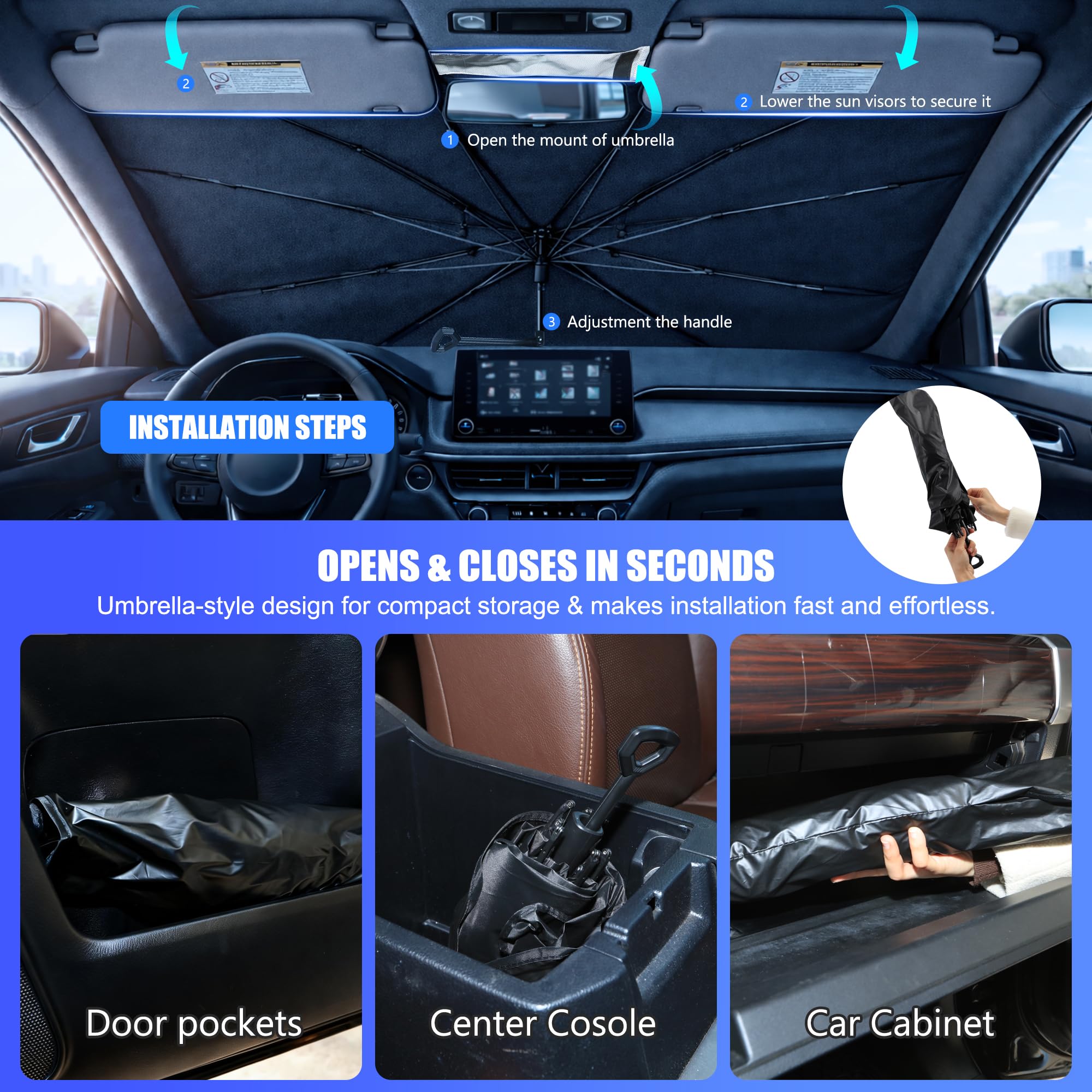 BONULI anti-puncture tip close-up protecting glass and interior trim