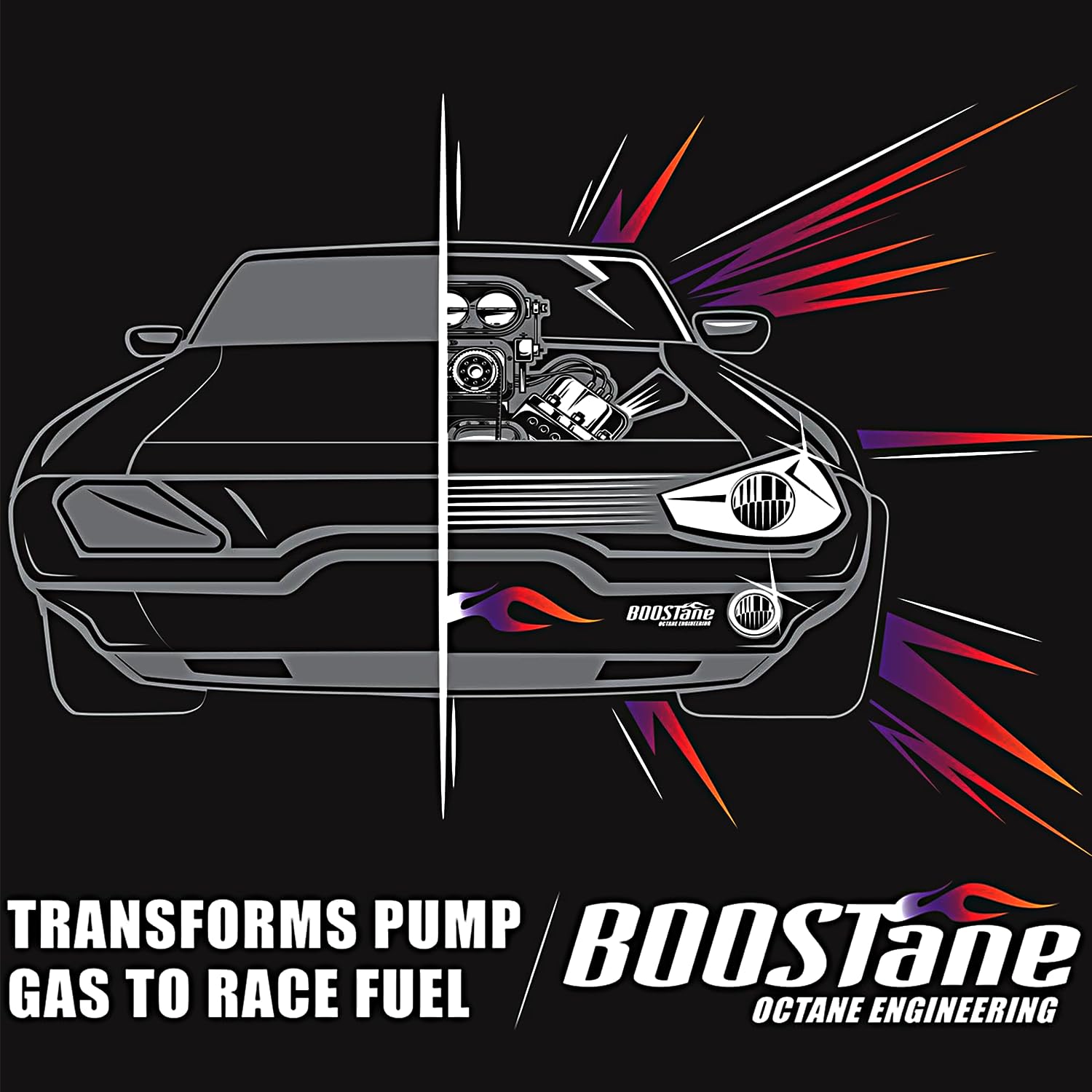 BOOSTane professional being poured into a fuel jug during prep, enabling higher octane performance