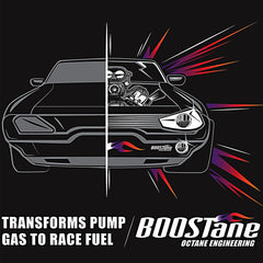 BOOSTane professional being poured into a fuel jug during prep, enabling higher octane performance