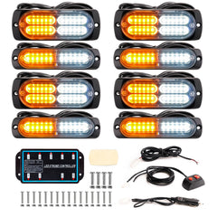 BooYu front-facing strobe kit showing brightness and compact profile for visibility