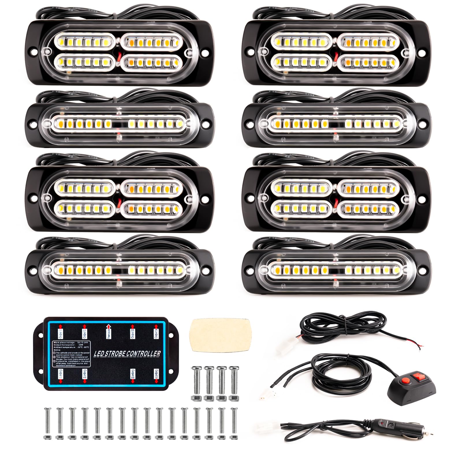 BooYu installation kit with gaskets and screws showing weatherproof secure mounting