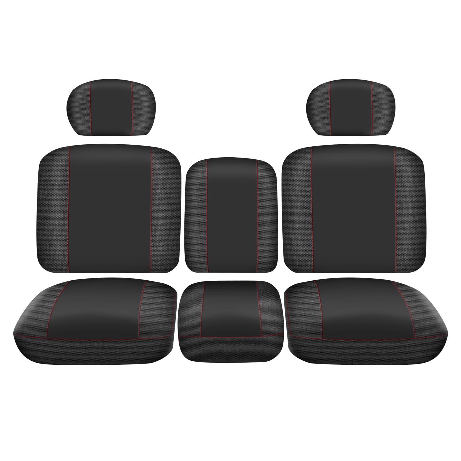 BORDAN front seat cover shown on split bench providing durable seat protection