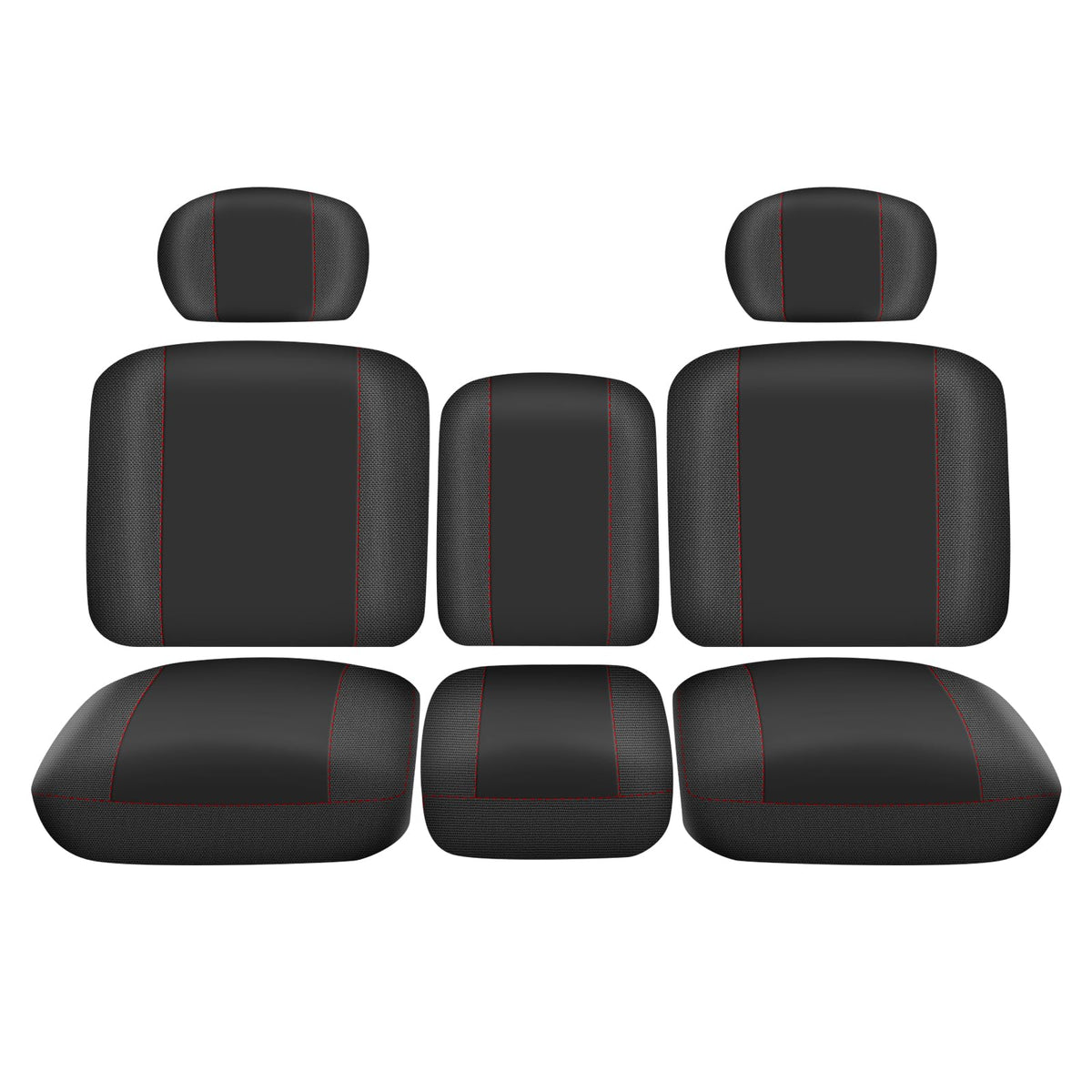 BORDAN front seat cover shown on split bench providing durable seat protection