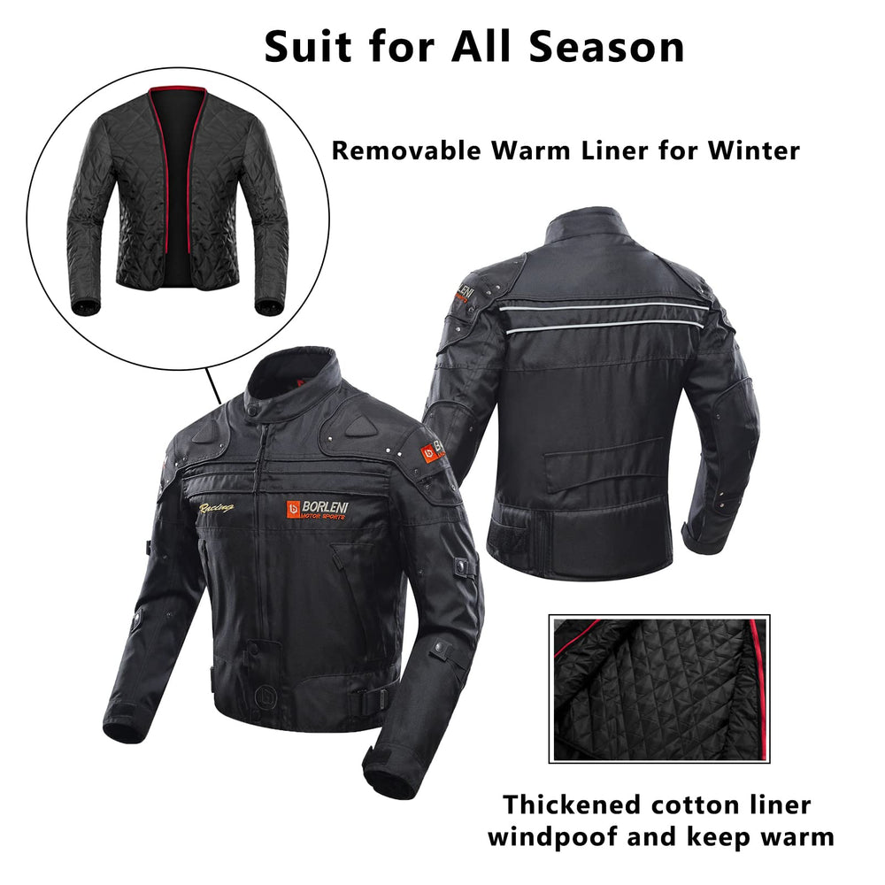 BORLENI jacket with thermal liner removed for summer ventilation