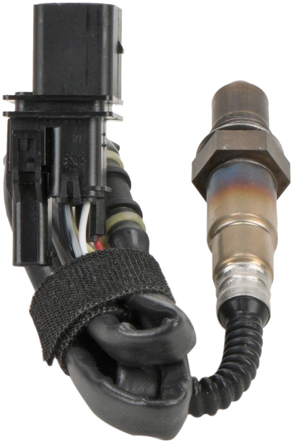 Bosch sensor installed in exhaust demonstrating proper fit and fast warm-up