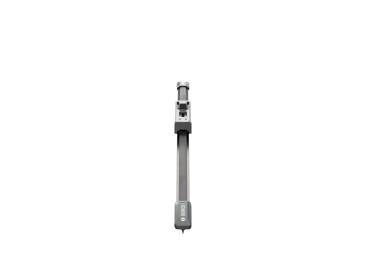 Bosch A284H blade texture on glass showing smooth, consistent wiping benefit