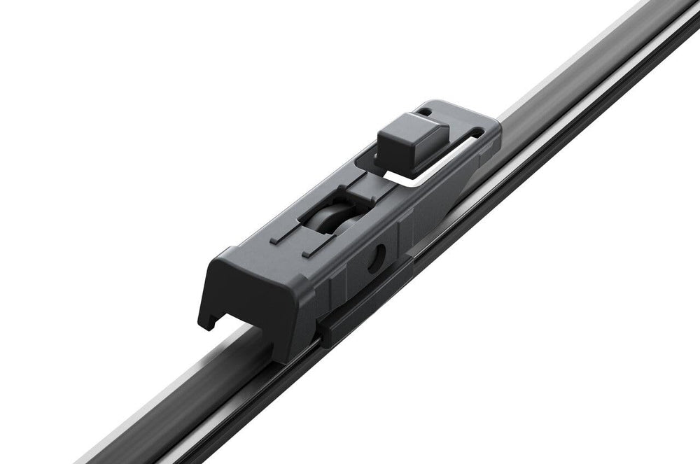 Bosch A284H on a vehicle rear window in lifestyle shot showing reliable visibility