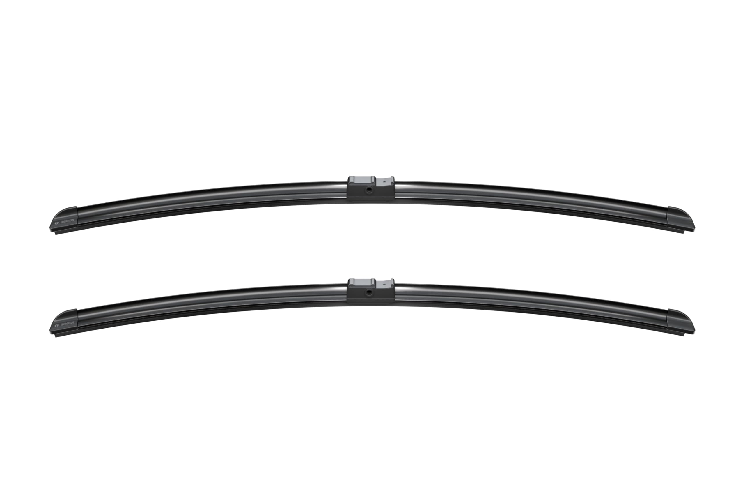 Bosch AeroTwin close-up of graphite-coated rubber edge for streak-free wiping benefit