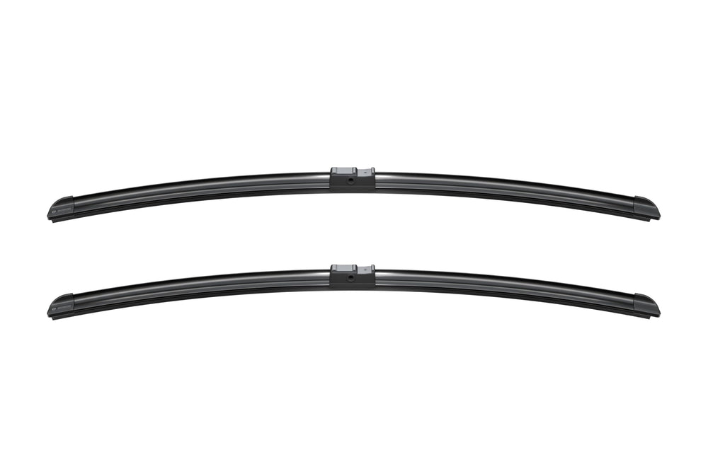 Bosch AeroTwin close-up of graphite-coated rubber edge for streak-free wiping benefit